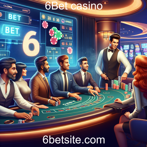 Experimente a Emoção do Cassino Ao Vivo no 6Bet Casino